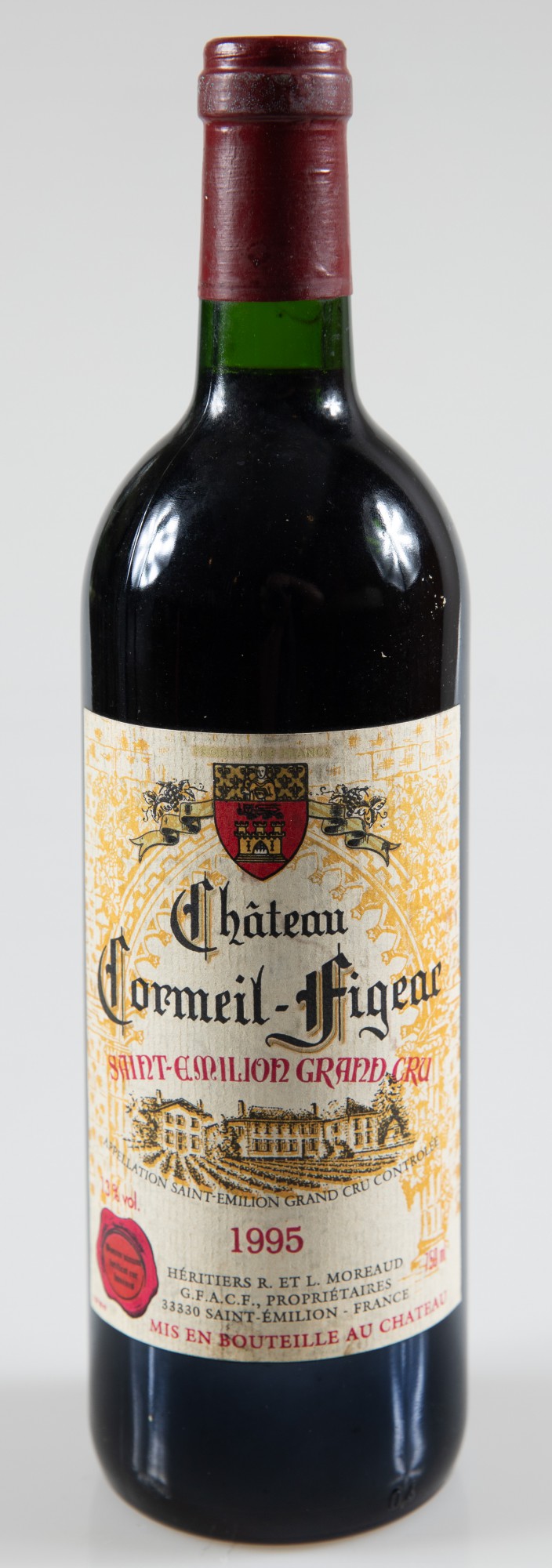 Vinho - Château Cormeil-Figeac, Saint Émilion Grand Cru, Bordeaux, Vinho Tinto