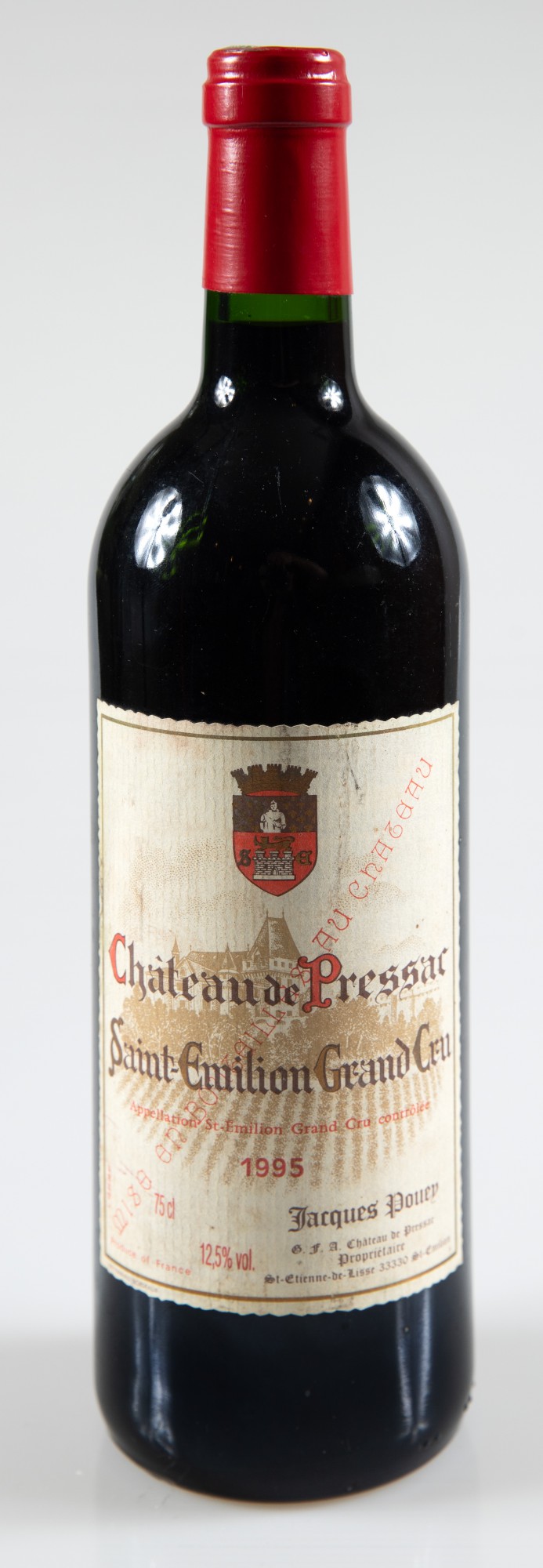 Vinho - Château de Pressac, Saint Émilion Grand Cru, Bordeaux, Vinho Tinto