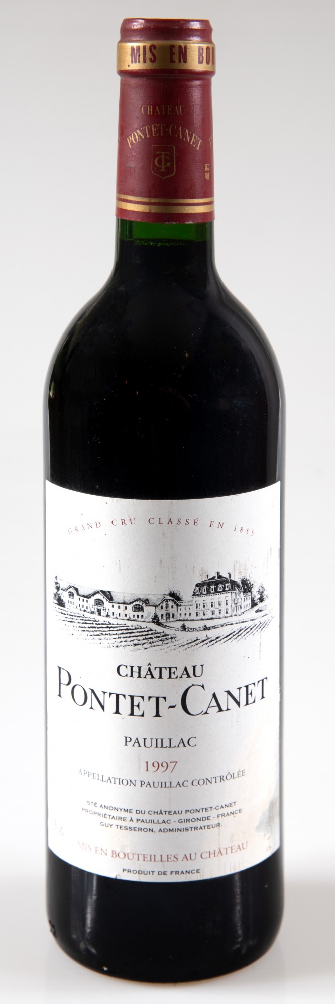 Vinho - Château Pontet-Canet Pauillac, Bordeaux, frança - vinho tinto