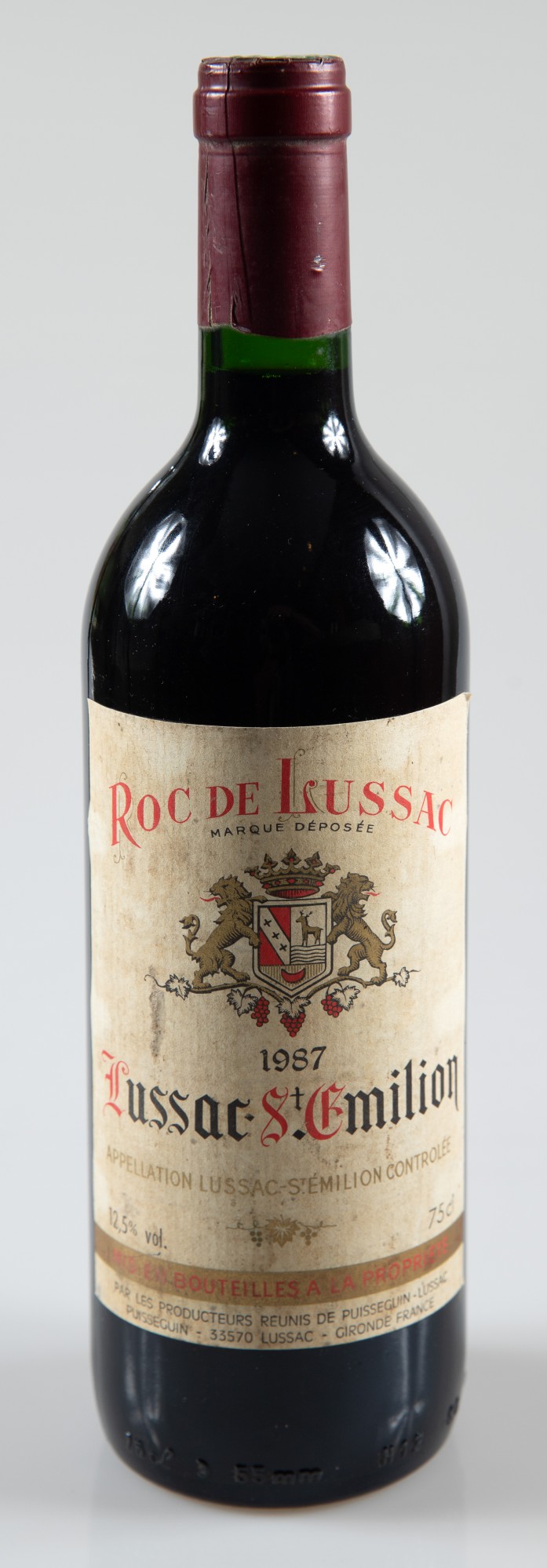 Vinho - Château Roc de Lussac, Lussac Saint Émilion, Bordeaux, Vinho Tinto