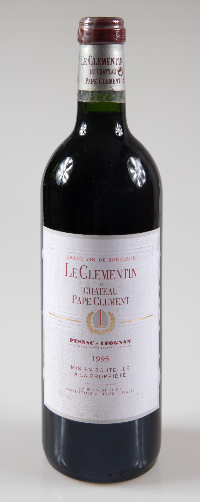 Vinho - Le Clementin du Château Pape Clement, Pessac Leognan, Bordeaux - Vinho Tinto