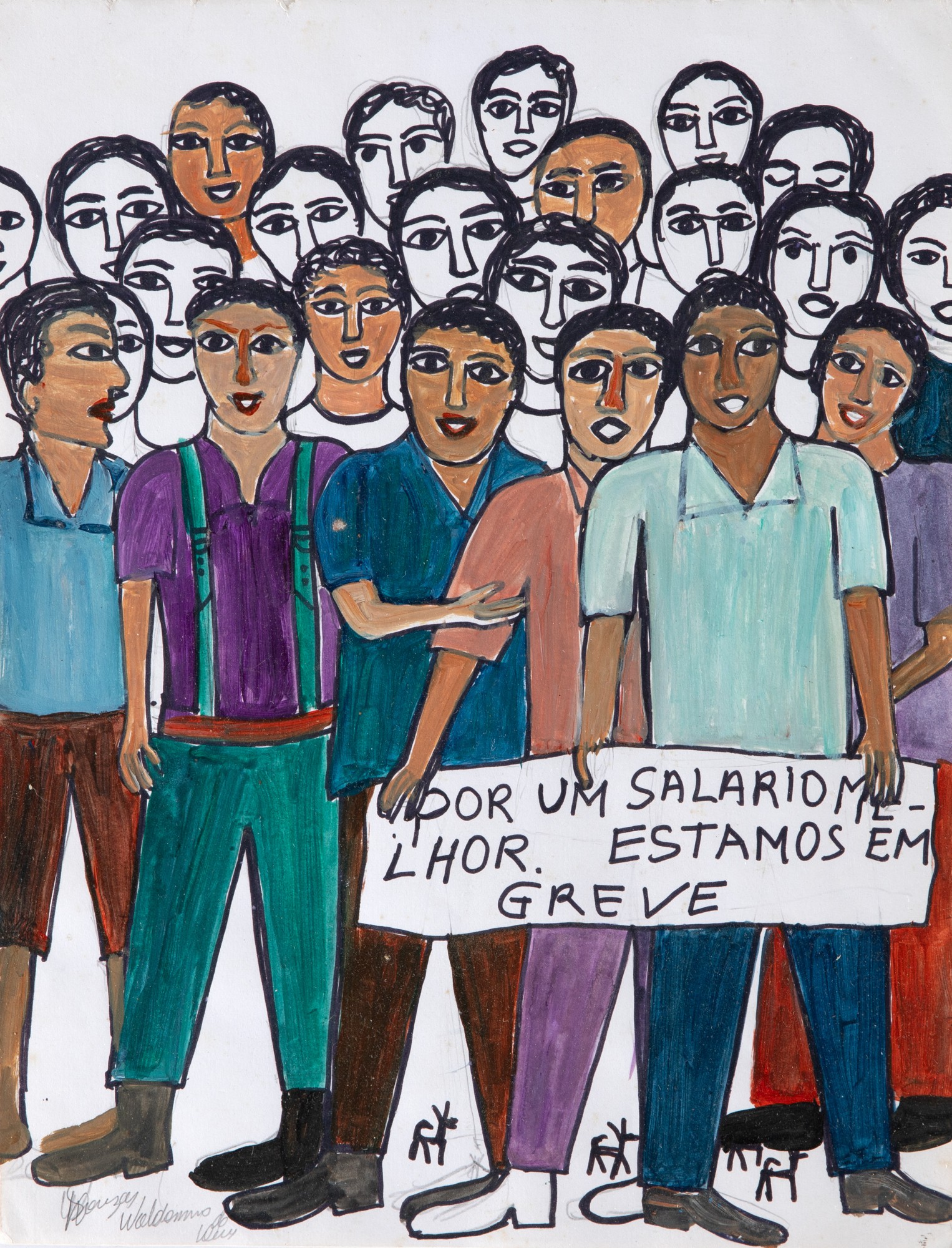 Waldomiro de Deus - Por um Salario Melhor Estamos em Greve