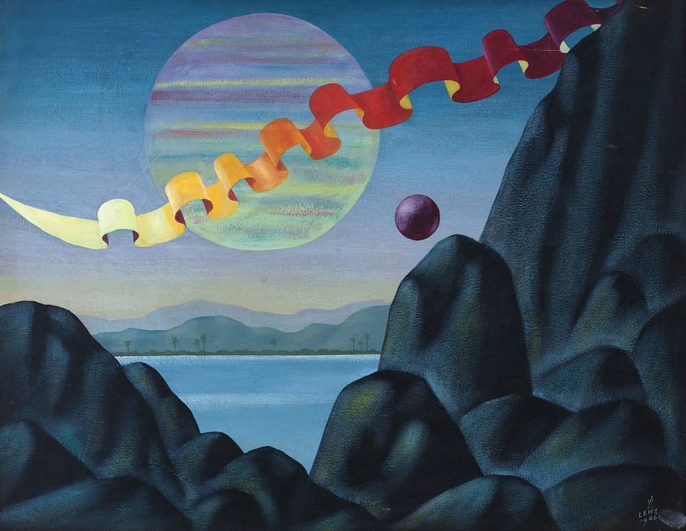 Walter Lewy - Composição com Planeta, Mar e Fita