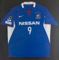 Yokohama Marinos - Camisa do time campeão japonês / bossa-nova