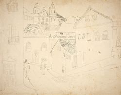 Yolanda Mohalyi - Rua com Igrejas